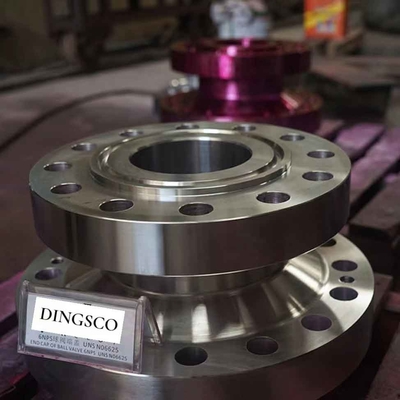 ISO9001 Nickel Alloy Valve Parts End Body Flange Connection Bonnet End Cap Of Ball Valve Seal
