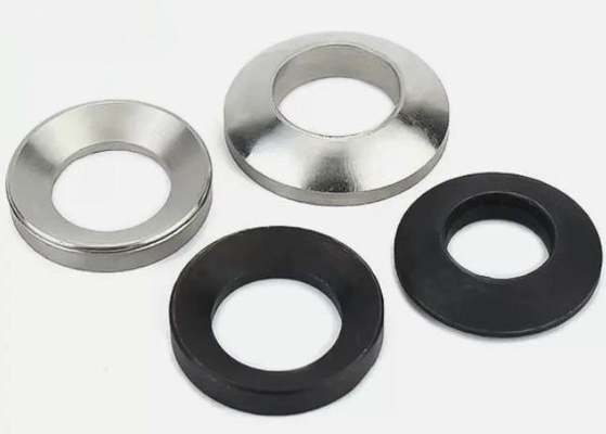 Nickel Alloy Gasket Balls Long Lasting Metal Cone Washer Male And Female Washers