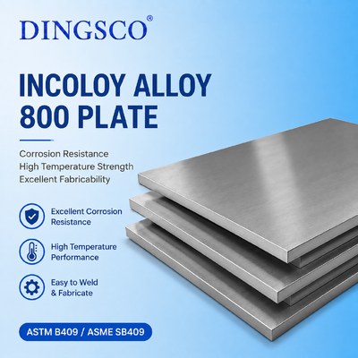 Incoloy 800 Plate | ASTM B409 / ASME SB409 Nickel-Iron-Chromium Alloy