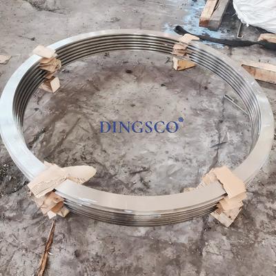 Anel forjado de liga de níquel com componente industrial de núcleo de alta resistência e resistência à corrosão